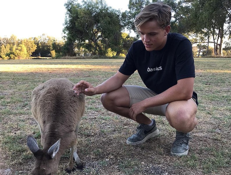 Bas De Leede with Cute Animal